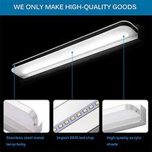 Load image into Gallery viewer, CWH&WEN LED Vanity Wall Lamp, Bathroom Cabinet Make-Up Mirror Light, IP44 Energy Saving Neutral White Wall Lamp for Wall Bathroom Mirror,Cool White