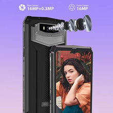 Load image into Gallery viewer, 13000mAh Rugged Phone, Blackview BV9100 4GB+64GB Dual SIM Rugged Cell Phones Unlocked, IP68 Waterproof Smartphone, Android 9.0 Pie 6.3" Screen NFC Face Unlocked AT&T T-Mobile Blackview Cell Phones