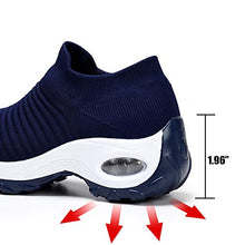 Load image into Gallery viewer, STQ Women's Walking Shoes Casual Sneakers for All Day Wear Navy, 7