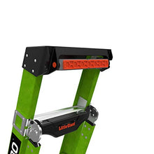 Load image into Gallery viewer, Little Giant Ladders, King Kombo, Professional, 6 Ft. A Frame, 10 Ft. Extension, Single Hinge, Fiberglass, Type 1AA, 375 lbs Weight Rating, (13906-001)