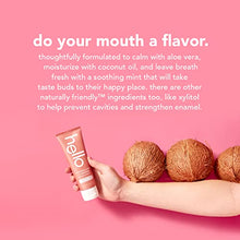 Load image into Gallery viewer, Hello Sensitivity Relief and Whitening Fluoride Toothpaste for Sensitive Teeth, Soothing Mint with Coconut Oil, Vegan, SLS Free, Gluten Free and Peroxide Free, 4.7 Ounce (Pack of 4)