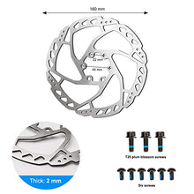Load image into Gallery viewer, RUJOI Bike Disc Brake Kit, Aluminum Front and Rear Caliper, Full Aluminum Alloy Bicycle Brake Lever, 160mm Rotor, Mechanic Tool-Free Pad Adjuster for Road Bike, Mountain Bike