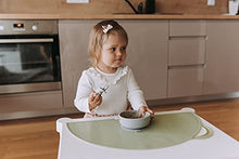 Load image into Gallery viewer, Baby Placemats with Suction- UpwardBaby Reusable Non Slip 3 Piece BPA Free Toddler Kids Placemats Set - Wipes Clean for Quick Mealtimes for Travel and High Chairs - Easy to Clean