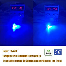 Load image into Gallery viewer, iBrightstar Newest 9-30V Extremely Bright 211-2 212-2 578 Festoon LED Bulbs Error Free 1.61" 41mm for Interior Map Dome Lights and License Plate Courtesy Lights, Blue