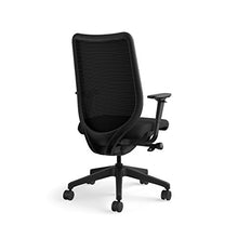 Load image into Gallery viewer, HON Nucleus Mesh Task Chair - Knit Mesh Back Computer Chair with Adjustable Arms, Black (HN1)
