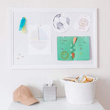 Load image into Gallery viewer, White Cork Board with White Wood Frame, 30" x 20" | Bulletin Board | Pin Board | Memo Board | Corkboard | Vision Board Supplies | Cork Board | Cork Board Bulletin Board | Cork Boards | Bulletin Boards