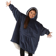 Load image into Gallery viewer, THE COMFY Original JR | The Original Oversized Sherpa Wearable Blanket for Kids, Seen On Shark Tank, One Size Fits All