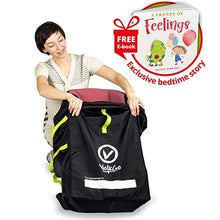 Load image into Gallery viewer, VolkGo Car Seat Travel Belt & Durable Car Seat Travel Bag - Ideal Travel Accessories for Air Travel & Saving Money - for Safe and Secure Car Seat - with E-Book