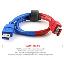 Load image into Gallery viewer, Ubit 6 Pack PCI-E Riser Express Cable 16X to 1X ( Dual-6pin / MOLEX) with Led Graphics Extension Ethereum ETH Mining Powered Riser Adapter Card+60cm USB 3.0 Cable