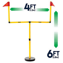 Load image into Gallery viewer, Franklin Sports Youth Football Goal Post Set - Kids Football Easily Adjustable Field Goals - Includes 2 Goal Posts - Perfect for Ages 4+ Backyard Play