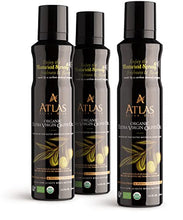Load image into Gallery viewer, Organic Extra Virgin Olive Oil Spray, Polyphenol Rich Moroccan Oil, Cooking Spray Non Stick, Cold Pressed EVOO Oil, Hydroxytyrosol Keto Olive Oil, 5.4 fl oz. Bottle, Pack of 3