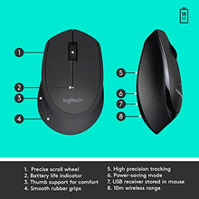 Load image into Gallery viewer, Logitech MK345 Wireless Combo Full-Sized Keyboard with Palm Rest and Comfortable Right-Handed Mouse, 2.4 GHz Wireless USB Receiver, Compatible with PC, Laptop