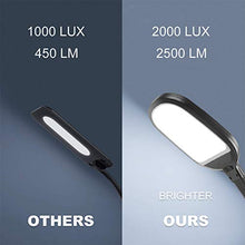 Load image into Gallery viewer, Addlon LED Floor Lamp with 4 Brightness Levels & 3 Color Temperatures, Smooth Touch Switch, 2500 Lumens, Dimmable Reading Standing Lamp with Gooseneck for Sewing Living Room Office - Classic Black
