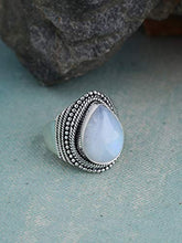 Load image into Gallery viewer, YoTreasure Rainbow Moonstone Ring 925 Sterling Silver Jewelry (11)
