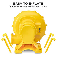 Load image into Gallery viewer, Sunny & Fun Ultra All-Play Inflatable Water Slide Park – Heavy-Duty for Outdoor Fun - Climbing Wall, Slides, Bounce House, Volley Net, Deep Pool – Inflate with Included Air Pump & Carrying Case