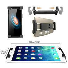 Load image into Gallery viewer, Heavy Duty Smartphone Tablet GPS AMPS Drill Base Dash ELD Mount for iPad Pro 12.9 Air Mini Galaxy Tab & GPS for Car Commercial Vehicle Van Semi Truck Fleet Limo (Holder fit iPhone 14 13 12 11 S21 S22)