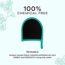 Load image into Gallery viewer, Dermasuri Deep Exfoliating Face Scrub and Body Scrub Mitt - Facial Scrub & Skin Cleanser - Part of the Best Skincare Kit for Women & Men - Cleanse Dead or Dry Skin - Exfoliator Face Scrub Tool