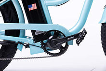 Load image into Gallery viewer, SOHOO 48V 750W 16Ah 26inches Step-Thru Beach Cruiser Electric Bicycle City E-Bike Mountain Bike, Blue, X-Large