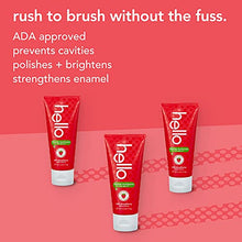 Load image into Gallery viewer, Hello Natural Wild Strawberry Flavor Fluoride Kids Toothpaste, Vegan and SLS Free, ADA Approved, For Ages 2 and Up, 4.2 Ounce (Pack of 4)