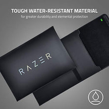 Load image into Gallery viewer, Razer 15" Protective Laptop Sleeve: Scratch & Water-Resistant - Padded Interior Lining - Snag-Free Velcro - Flip-Out Mouse Mat - Classic Black, RC21-01580100-R3M1