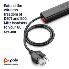 Load image into Gallery viewer, Poly (Plantronics + Polycom) Plantronics - Electronic Hook Switch APU-76 (Poly) - Cable for DECT and 900 MHz Headset - One Touch Call Control, Black (211076-01)