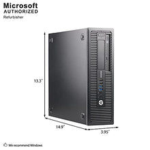 Load image into Gallery viewer, HP EliteDesk 800 G1 SFF High Performance Business Desktop Computer, Intel Quad Core i5-4590 upto 3.7GHz, 16GB RAM, 1TB HDD, 256GB SSD (boot), DVD, WiFi, Windows 10 Professional (Renewed)