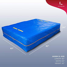 Load image into Gallery viewer, LEVARARK Mattress Bag for Moving and Storage | Queen XL Size Double Cover | Heavy Duty Tarp Plus 4 Mil Thick Plastic Protector | Sturdy Reusable Material Handles and Strong Zipper (Queen XL)