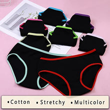 Load image into Gallery viewer, Boboking Girls Underwear Cotton Soft Briefs Panties for Teens Mixed Color Size 10