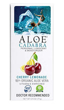 Load image into Gallery viewer, Aloe Cadabra Flavored Personal Lubricant & Organic Moisturizer for Anal, Sex, Oral, Women, Men & Couple, Cherry Lemonade 2.5 Ounce