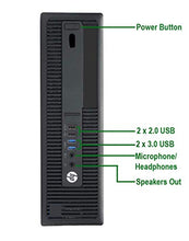 Load image into Gallery viewer, HP 600 G1 SFF Computer Desktop PC, Intel Core i7 3.4GHz Processor, 16GB Ram, 128GB M.2 SSD, 2TB HDD, Wireless KeyBoard Mouse, Wifi | Bluetooth, New Dual 23.8" FHD LED Monitor, Windows 10 Pro (Renewed)