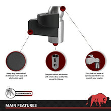 Load image into Gallery viewer, AMPLOCK U-BRP2: 2'' RV Lock/Trailer Coupler Lock/Boat Trailer Lock (fits on Specific 2 inches Coupler Only)
