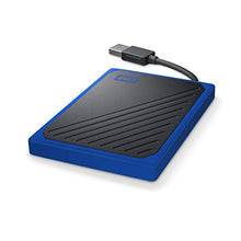 Load image into Gallery viewer, WD 500GB My Passport Go Cobalt SSD Portable External Storage - WDBY9Y5000ABT-WESN (Old model)