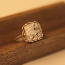 Load image into Gallery viewer, SEEMSAY Silver Baroque Pearl Ring for women 925 Sterling Silver Ring