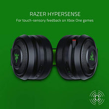 Load image into Gallery viewer, Razer Nari Ultimate for Xbox One Wireless 7.1 Surround Sound Gaming Headset: HyperSense Haptic Feedback - Auto-Adjust Headband - Retractable Mic – For Xbox One, Xbox Series X & S - Black/Green