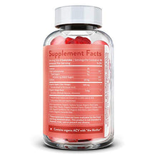 Load image into Gallery viewer, Pure Apple Cider Vinegar Gummies - First USDA Organic Certified ACV Gummies - with Raw, Organic ACV with The Mother - Gummy Alternative to Capsules - Detox, Cleanse Support - 60 Ct