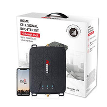 Load image into Gallery viewer, HiBoost Cell Phone Signal Booster for Home -Boost 4G LTE Data for Verizon AT&T and T-Mobile Band 12(17)/13/5 Cellular Repeater kit with High Gain Antennas & App Control