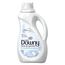 Load image into Gallery viewer, Ultra Downy Fabric Protect Free & Gentle Liquid Fabric Conditioner 51 FL oz.