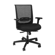 Load image into Gallery viewer, HON Convergence Mesh Back Task Chair with Height-Adjustable Arms, in Black