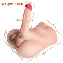 Load image into Gallery viewer, Male Torso Sex Doll for Women with Flexible Realistic Dildo and Balls, Toys Couple Adult Toys Love Doll with Tight Anal Hole and Flat Base Unisex Masturbation Sex Toys for Women Couple (6.2LB)