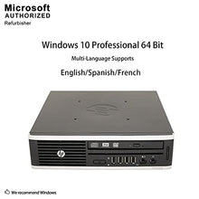 Load image into Gallery viewer, HP Elite 8300 Ultra Small Slim High Performance Business Computer PC (Intel 3470s 2.9Ghz), 8GB RAM, 120GB Brand New SSD, Wireless WIFI, USB 3.0) Windows 10 Professional (Renewed)