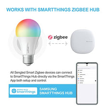 Load image into Gallery viewer, Sengled Zigbee Smart Bulb, Smart Hub Required, Works with SmartThings and Echo with built-in Hub, Voice Control with Alexa and Google Home, Color Changing 60W Equivalent A19 Alexa Light Bulb, 1 Pack