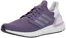 Load image into Gallery viewer, adidas Women's Ultraboost 20 Running Shoe, Purple/Silver Metallic/White, 7 M US
