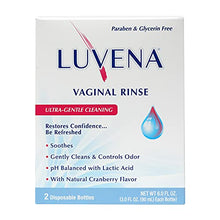 Load image into Gallery viewer, LUVENA Daily Personal Feminine Rinse - Ultra Gentle Wash to Maintain Freshness & Resist Odor - pH Balanced, Paraben Free, Gynecologist Tested - Soothing & Moisturizing (2 Pack, 3oz Bottles)