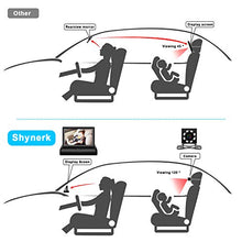 Load image into Gallery viewer, Shynerk Baby Car Mirror, 4.3'' HD Night Vision Function Car Mirror Display, Safety Car Seat Mirror Camera Monitored Mirror with Wide Crystal Clear View, Aimed at Baby, Easily Observe the Baby’s Move