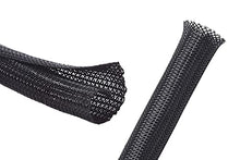Load image into Gallery viewer, Alex Tech 10ft - 1/2 inch Split Sleeving and 100ft - 1/4 inch Expandable Sleeving Black