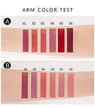 Load image into Gallery viewer, 6Pcs Matte Liquid Lipstick Makeup Set, Matte liquid Long-Lasting Wear Non-Stick Cup Not Fade Waterproof Lip Gloss (Set A)