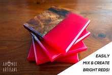 Load image into Gallery viewer, Deep Pour Epoxy Resin Kit Crystal Clear Liquid Glass, Super Colors Pigment KIT 2-4 inch 3 GL Resin Kit - Self Leveling, Clear Resin Epoxy, Epoxy Resin Table DIY, Deep Resin Molds, River Table, 2:1