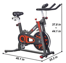 Load image into Gallery viewer, VIGBODY Exercise Bike Indoor Cycling Bicycle Stationary Bikes Cardio Workout Machine Upright Bike Belt Drive Home Gym