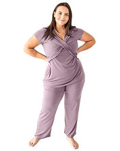 Load image into Gallery viewer, Kindred Bravely Davy Ultra Soft Maternity & Nursing Pajamas Sleepwear Set (Dusty Mauve, Small)