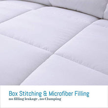 Load image into Gallery viewer, WhatsBedding Down Alternative Quilted Comforter - All Season White Lightweight Duvet Insert or Stand-Alone Comforter with Corner Tabs - King Size(102×90 Inch)